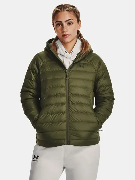 Zelená zimná páperová bunda Under Armour UA STRM ARMOUR DOWN 2.0 JKT
