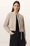 AllSaints  bunda bomber dámska semišová ORTEN