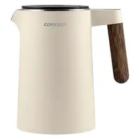 CONCEPT RK3304 Rychlovarná konvice s regulací teploty vanilková 1,5 l