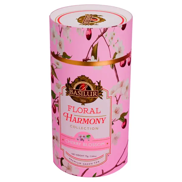 BASILUR Floral harmony cherry blossoms zelený čaj 75 g