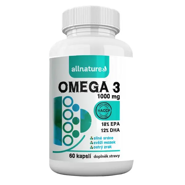 ALLNATURE Omega 3 1000 mg 60 kapslí