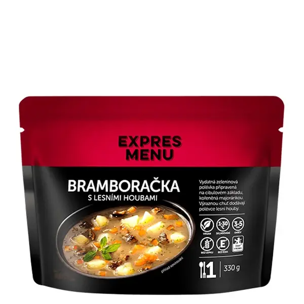 EXPRES MENU Bramboračka s lesními houbami 1 porce