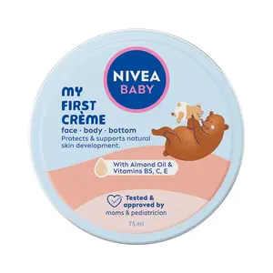 Nivea baby Krém na tvář, tělo a zadeček 75 ml