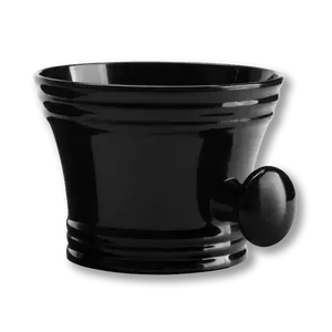 Miska na holenie čierna BDS Shaving crucible bowl black