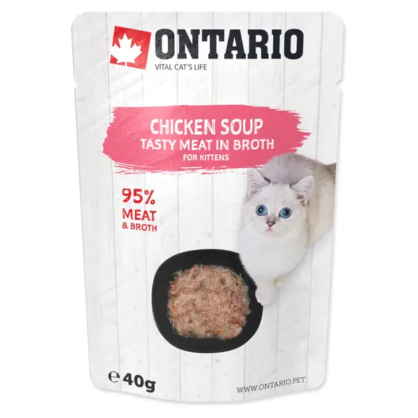 ONTARIO Polévka Kitten kuřecí 40 g