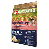 ONTARIO Puppy & Junior large chicken & potatoes pro štěňata 2,25 kg