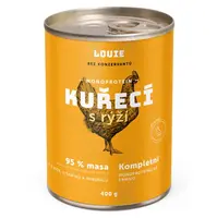 LOUIE Kuřecí s rýží konzerva pro psy 400 g
