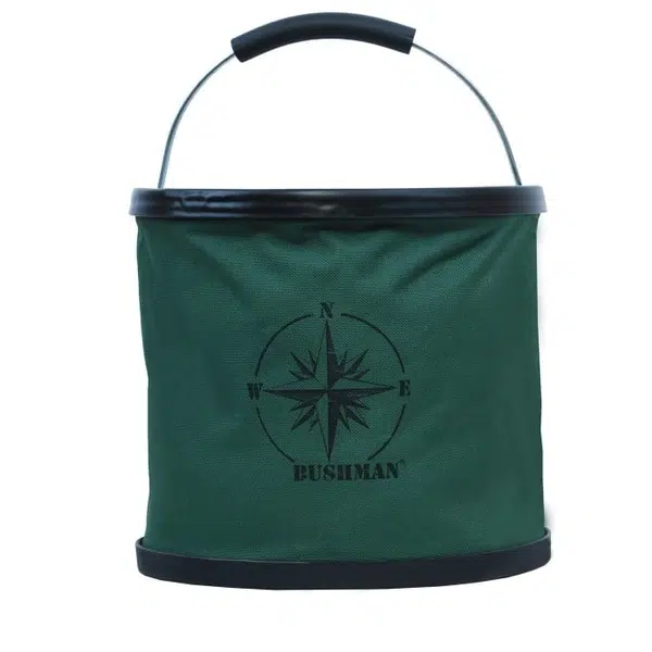 Bushman Skládací outdoorové vědro 9l, tmavě zelené UNI
