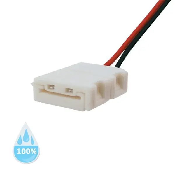 Konektor nepájivý pro LED pásky 5050 30,60LED/m o šířce 10mm s vodičem, voděodolný IP68