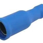 Zdířka kruhová 4mm, vodič 1.5-2.5mm  modrá