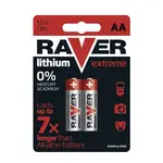 Baterie lithiová AA R6 1,5V RAVER  2ks