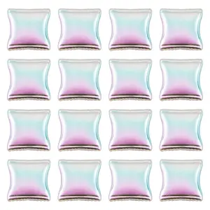 30Pcs UV Plating Opaque Acrylic Beads