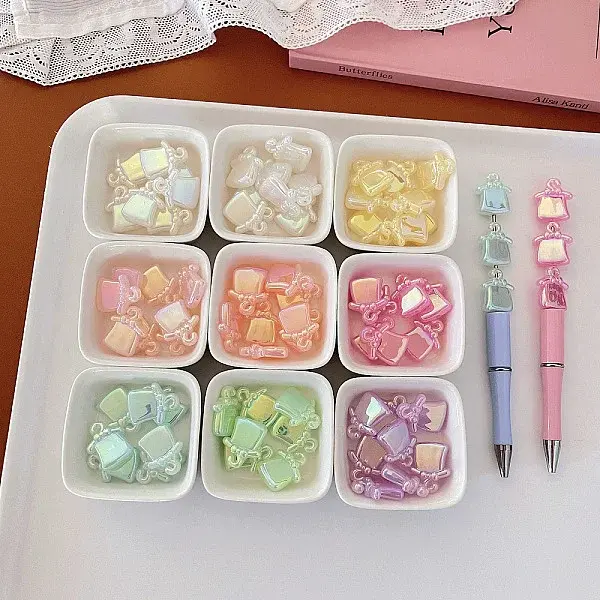 UV Plating Opaque Acrylic Beads