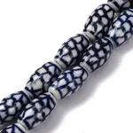 Handmade Blue and White Porcelain Beads Strands