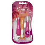 GILLETTE Venus Smooth Miami Dámská pohotová holítka 6 kusů