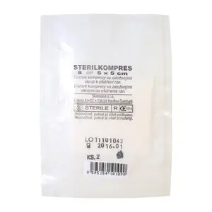 STERIWUND Gáza hydrofilní komprese sterilní 5x5 cm 2 kusy