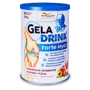 GELADRINK Forte Hyal nápoj broskev 420 g