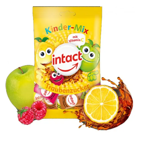 INTACT hroznový cukr Kinder mix, 75 gramů