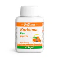 MEDPHARMA Kurkuma plus piperin 67 kapslí