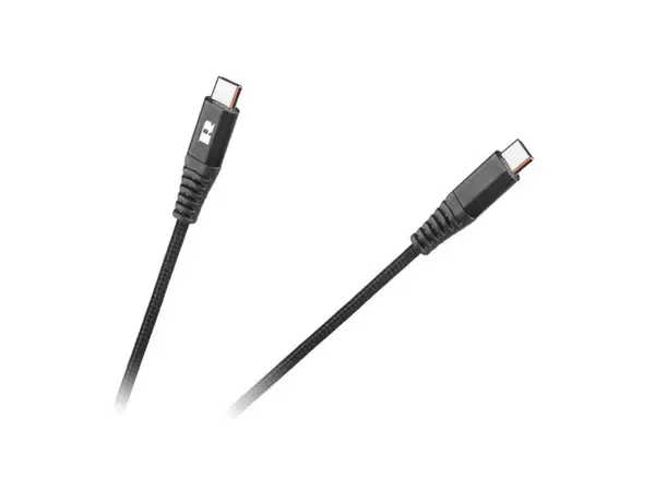 Kabel REBEL RB-6003-100-B USB-C/USB-C 1m Black