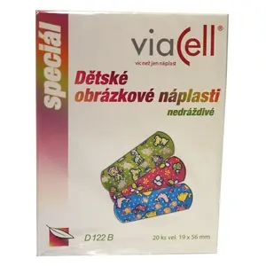 VIACELL Dětské obrázkové náplasti 20 kusů