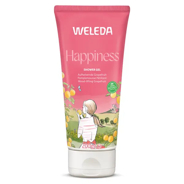 WELEDA Happiness Grepový sprchový gel 200 ml