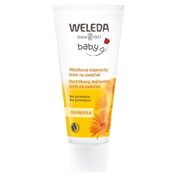 WELEDA Měsíčkový kojenecký krém na zadeček bez parfemace 75 ml