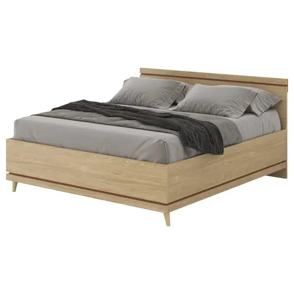 Postel Scandi 32 180 dub olejovaný/cihlový