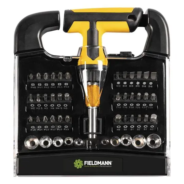 Sada bitů se šroubovákem FIELDMANN FDS 1021-48R 48ks