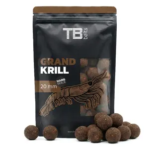 Tb baits hard boilie grand krill - 250 g 28 mm