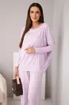 Kesi Włoski dámsky viskózový set svetlofialový