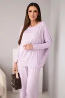 Kesi Włoski dámsky viskózový set svetlofialový