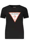 GUESS JEANS SHORT SLEEVE T-SHIRT WOMEN BLACK