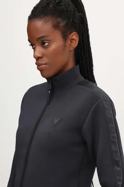 Guess mikina na zips dámska s viskózou NEW ALLIE