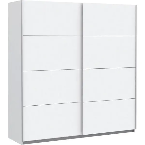 Ti'me SKŘÍŇ S POSUVNÝMI DVEŘMI, bílá, 200/210/61 cm