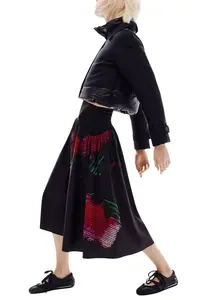 Desigual sukně s květinovým vzorem