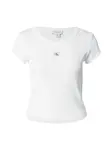 Calvin Klein Jeans Tričko  červená / biela