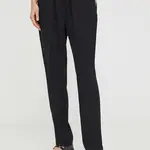 Kalhoty Day Birger et Mikkelsen dámské, černá barva, fason cargo, high waist