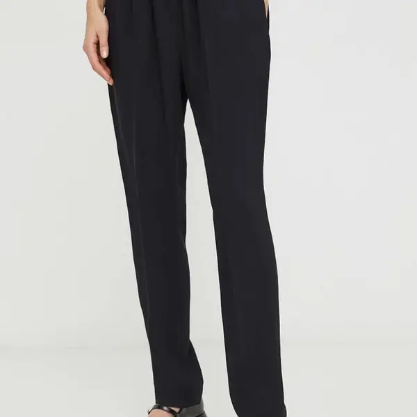 Kalhoty Day Birger et Mikkelsen dámské, černá barva, fason cargo, high waist