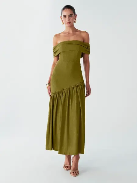 BWLDR Šaty 'Oakla'  olivová