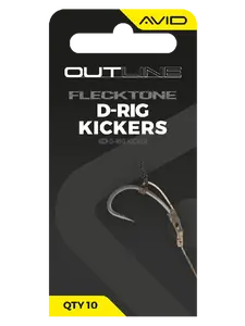 Avid carp rovnátka outline flecktone d-rig kicker - standard