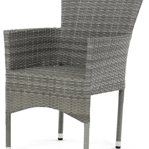 AUTRONIC zahradní židle AZC-S2118 GREY šedá, polyratan