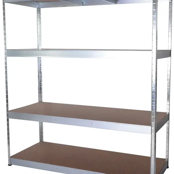 ROJAPLAST Regál 160x60x180 pozink, stříbrný