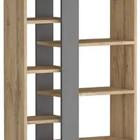 SIGNAL Policový regál Combo dub wotan / antracit 165x80x29 cm
