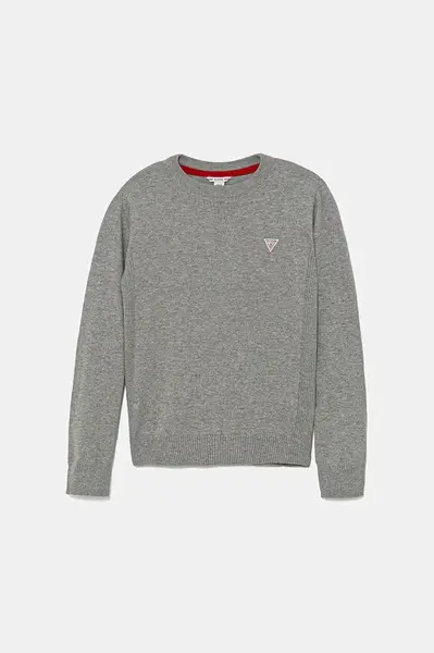 Dětský svetr Guess šedá barva