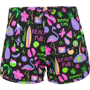 Lewro EVALYN Dievčenské pohodlné úpletové šortky, mix, veľkosť 152-158