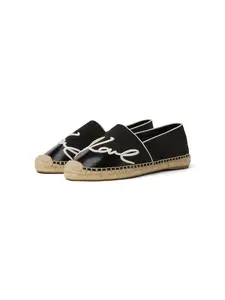 Karl Lagerfeld Espadrilky ' KAMINI SLIP ON '  čierna