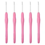TPR Handle Aluminum Crochet Hook Needles