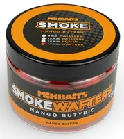 Mikbaits vyvážené boilie smoke wafters 14 mm 150 ml - sweet popcorn