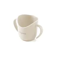 BABYONO Hrnek ergonomický s oušky 120 ml beige 6m+
